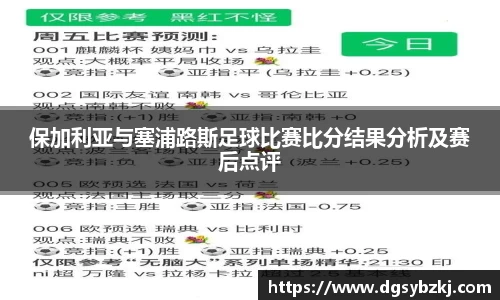 保加利亚与塞浦路斯足球比赛比分结果分析及赛后点评